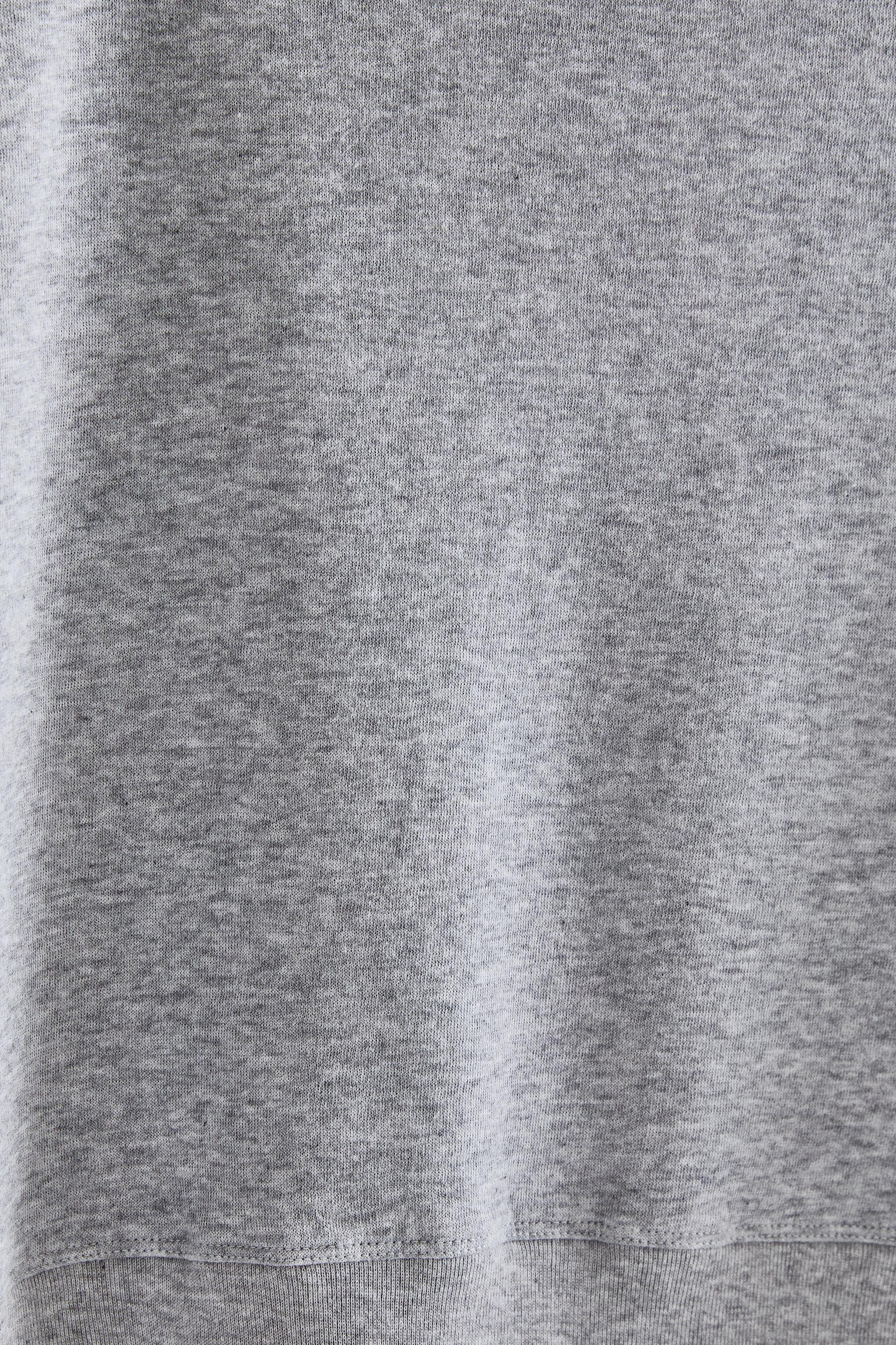 COTTON COLLAR SWEATSHIRT